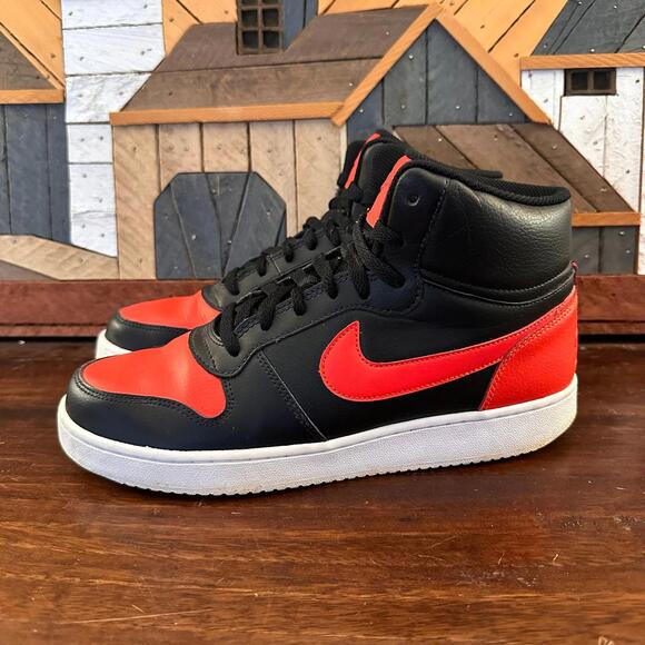 Nike Other - Nike Ebernon Mid‎ 'Bred' Sneakers 9